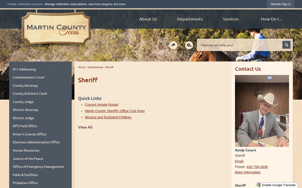 Martin County Sheriff official booking record source